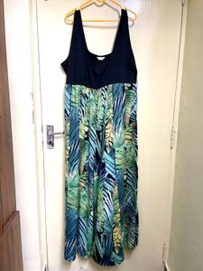 Tropical Print Jumpsuit