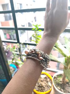 Beaded Bracelet Stack