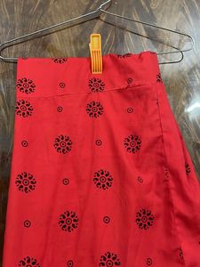 Black And Red Kurta Salwar