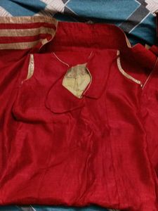 Maroon Colour Top With Lace Work