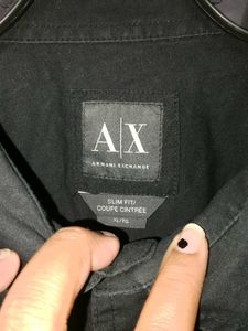 ARMANI EXCHANGE Mens Black Shirt