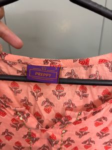 Peach Kurti