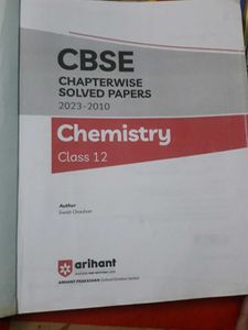 CBSE chapterwise Solved Papers Class 12 Chemistry