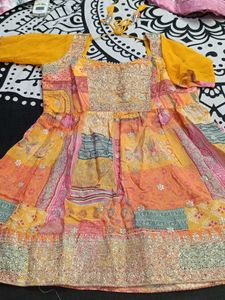 Colorful Embroidered Dress