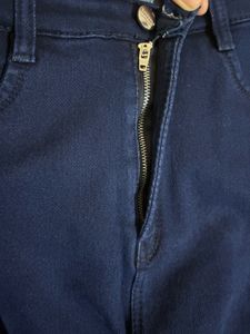 Dark Wash High-Waisted Skinny Jeans