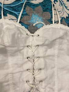 White Corset Top