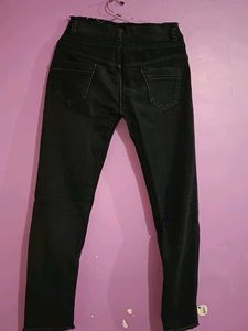 High Waisted Black Jeans