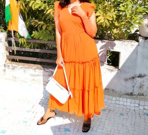 ITI RUST MAXI DRESS