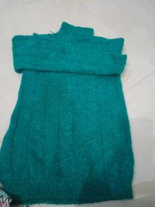 Cozy Green Knit Sweater