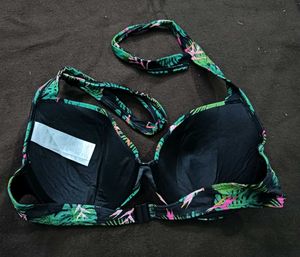 Tropical Print 🖤Bikini Top