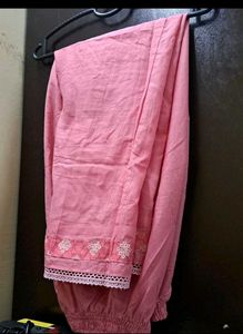 Pink Embroidered Kurta Set