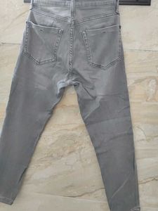 Mango Gray Denim Jeans