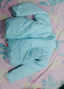 Light Blue Puffer Jacket
