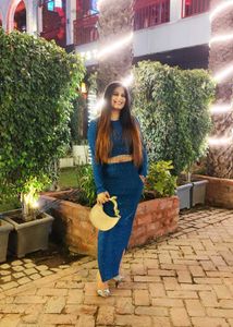 New Stylish Tredy Skirt And Top Party Wear