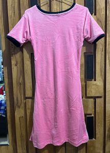 Pink &#39;GRL PWR&#39; Dress