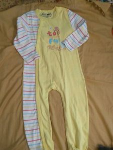Unused Friends Baby Sleepsuit
