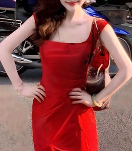 Elegant Red Maxi Dress