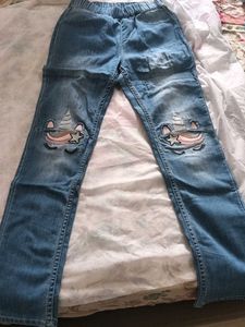 Soft Denim Jeans For Girls