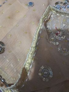 Beautiful Heavy Work Saari With Blouse