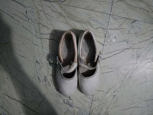 Cute White Ballerinas for school