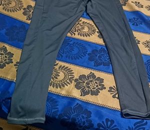 Women Grey Gym Wear Pant Strachble