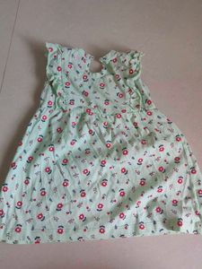 Floral Ruffle Sleeve Dress