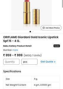 Oriflame Fuchsia Divine New Lipstic