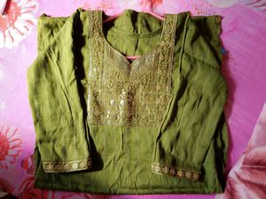 Olive Green Kurti