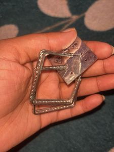 Geometric Silver Earrings