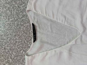 Zara White Layered Tank Top