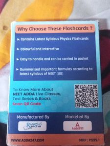 NEET UG Physics Flashcards