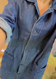 Denim Short Dress