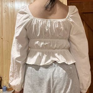 White Bow Top