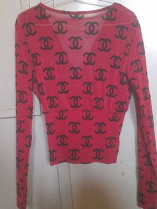 Christmas Perfect Red Designer Top