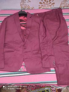 Burgundy Suit Set