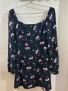 H&amp;M Floral Bodycon Dress