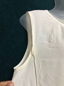 Red Queen White Sleeveless Top