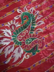 Orange Colour Bandhani Saree
