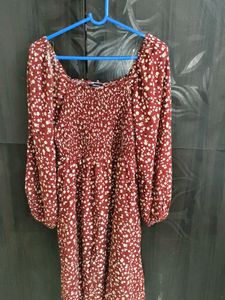 Floral Print Mini Dress