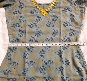 Kurta With Mirror Work