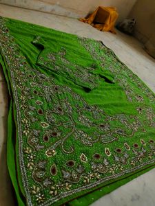 Heavy Saree With Blouse Full Stone Work Sare 🔥