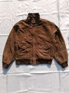 Vintage Brown Suede Jacket