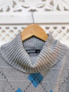 Vintage Chic Turtle Neck Dress C