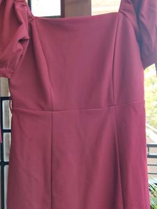Beautiful Maroon Dress