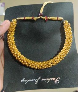 Golden Beaded Necklace