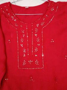 Red Kurti