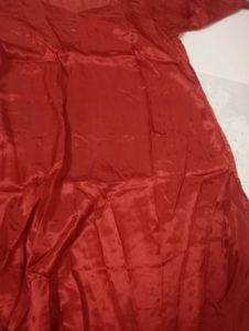 Red farshi Salwar Suit without dupatta