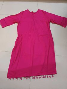 Pink Rayon Suit Set