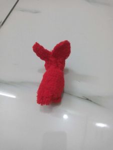 Red Crochet Bunny