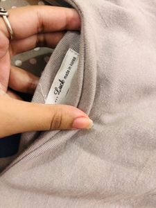 Chic Grey Ribbed Crop Top